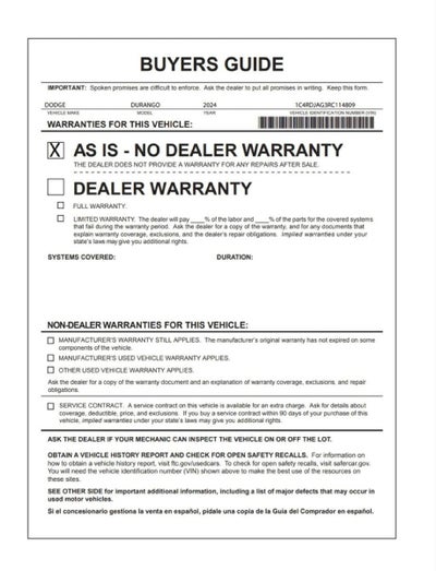 2024 Dodge Durango SXT