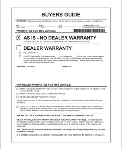 2025 RAM 1500 Laramie