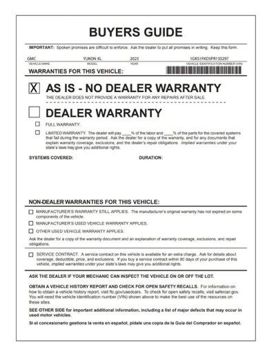 2023 GMC Yukon XL SLE