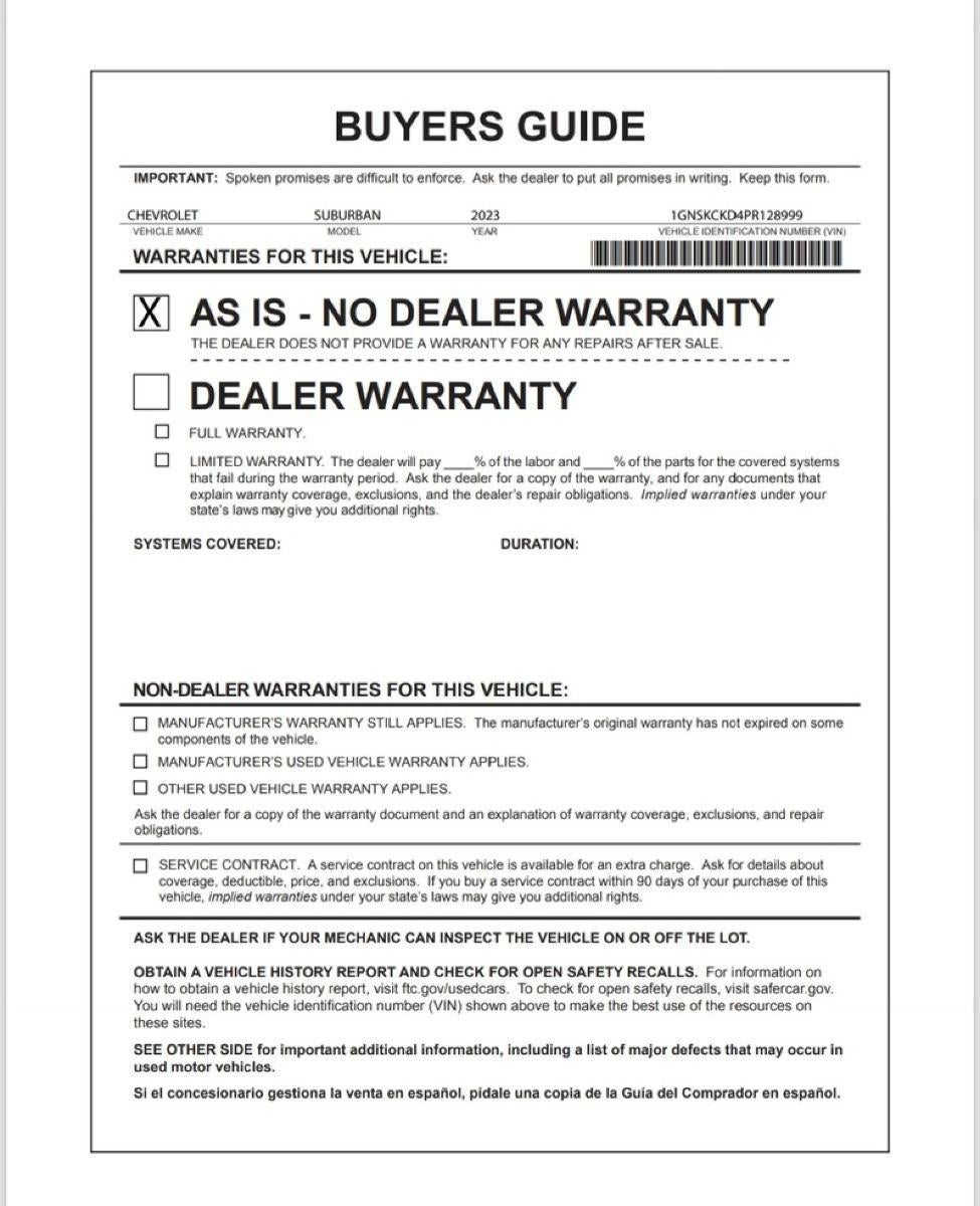 2023 Chevrolet Suburban LT