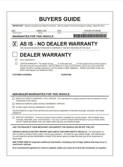 2025 GMC Sierra 2500 HD Denali