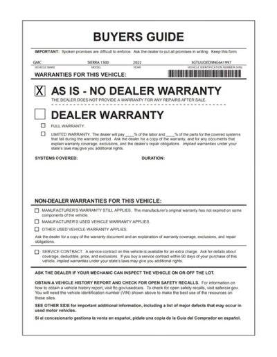 2022 GMC Sierra 1500 SLT