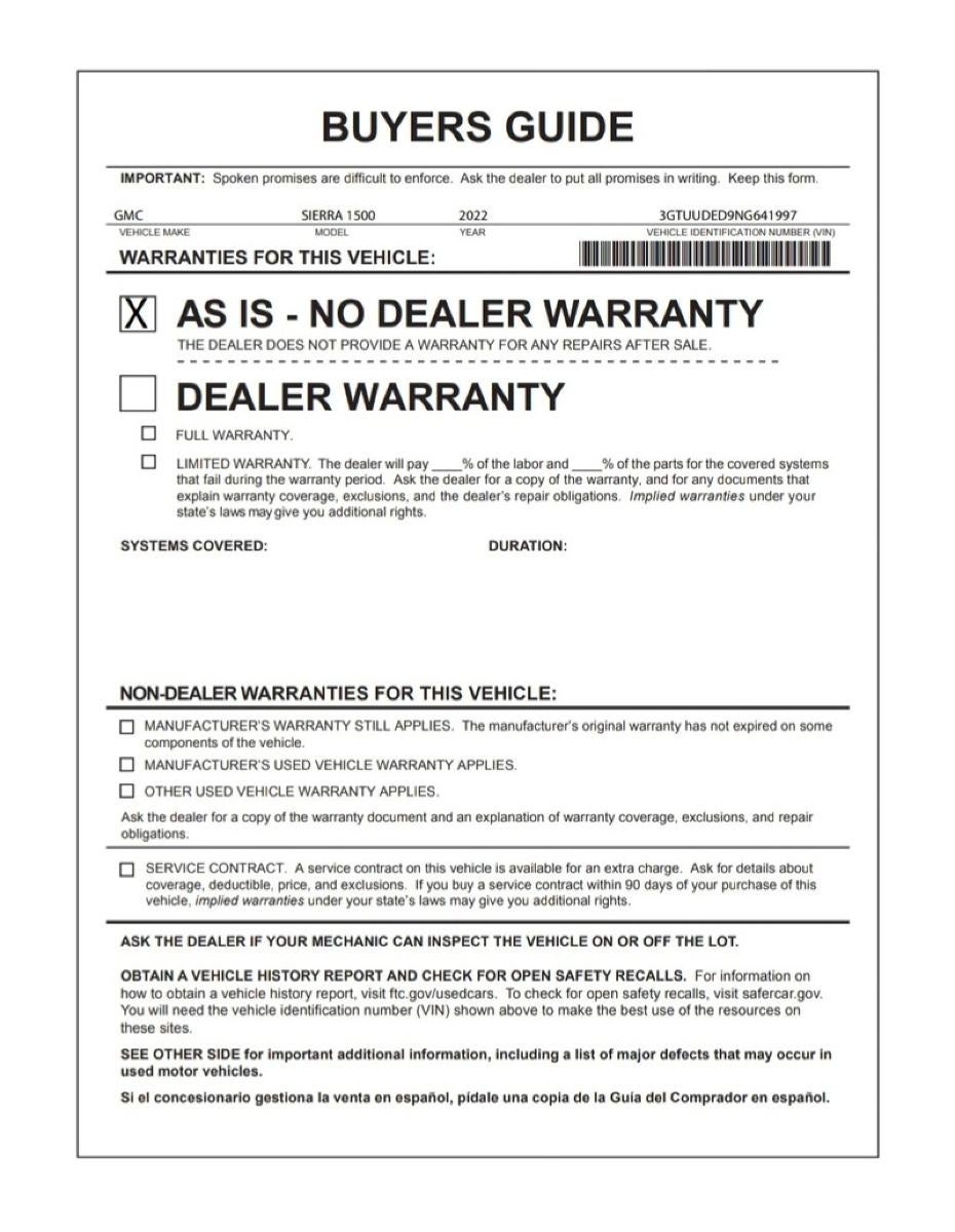 2022 GMC Sierra 1500 SLT