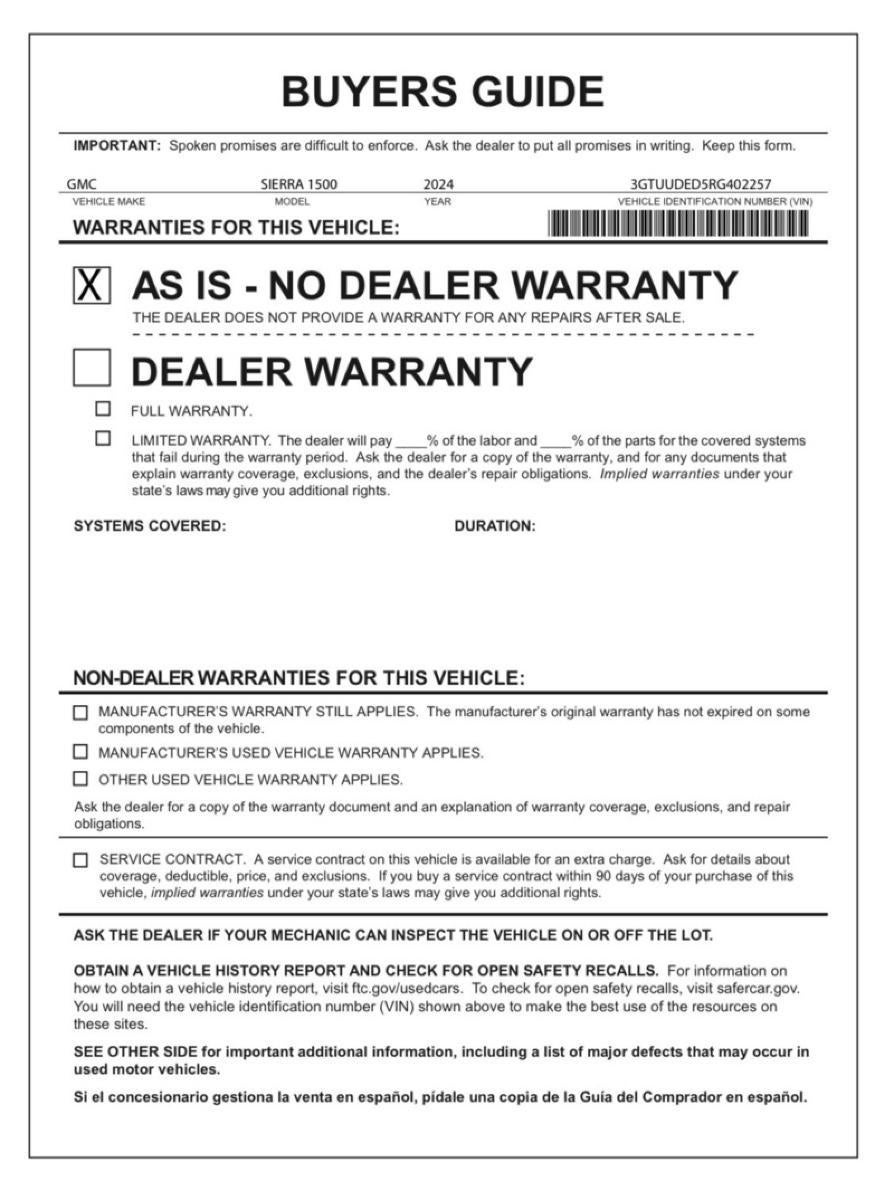 2024 GMC Sierra 1500 SLT