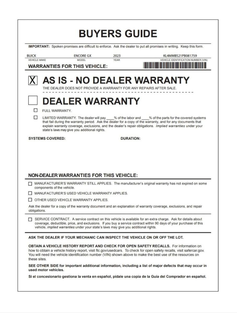 2023 Buick Encore GX Preferred