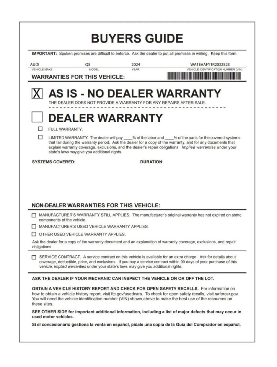 2024 Audi Q5 S line Premium Plus